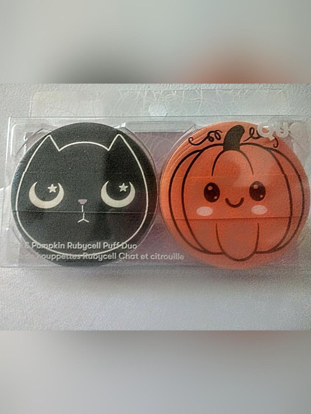 Quo Beauty Cat & Pumpkin Rubycell Puff Duo